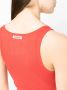 Jacquemus Le Body Caraco katoenen body Rood - Thumbnail 5