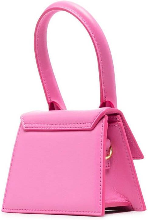 Jacquemus Le Chiquito Long leren shopper Roze