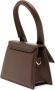 Jacquemus Le Chiquito Long leren shopper Bruin - Thumbnail 4