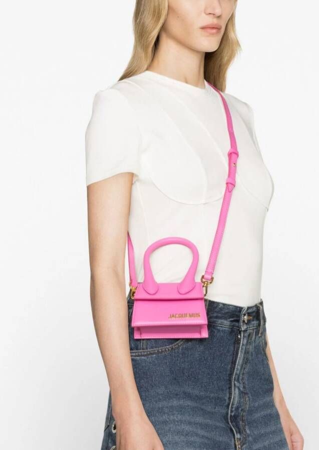 Jacquemus Le Chiquito Moyen kleine tas Roze