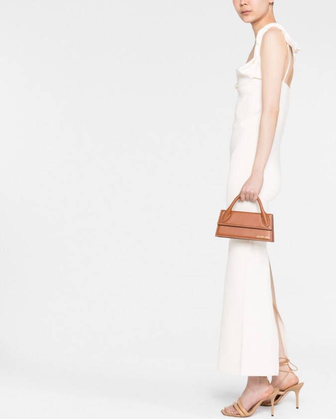 Jacquemus Le Chiquito Long mini-tas Bruin