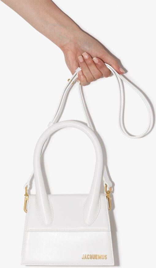 Jacquemus Le Chiquito Moyen mini-tas Wit