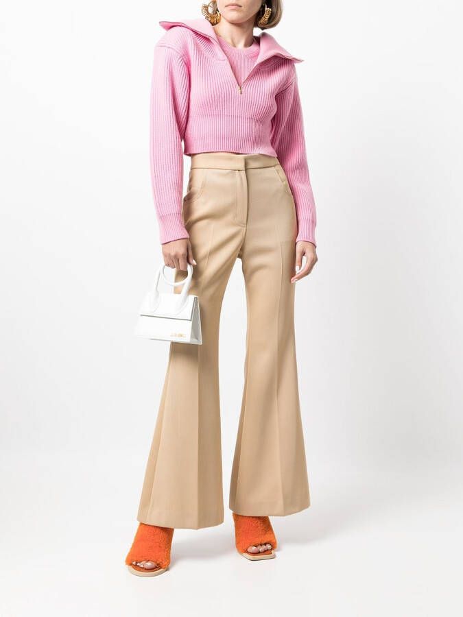 Jacquemus Le Chiquito Noeud shopper Wit