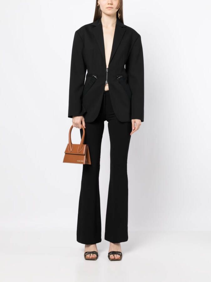 Jacquemus Le Chiquito tas met handgreep Bruin