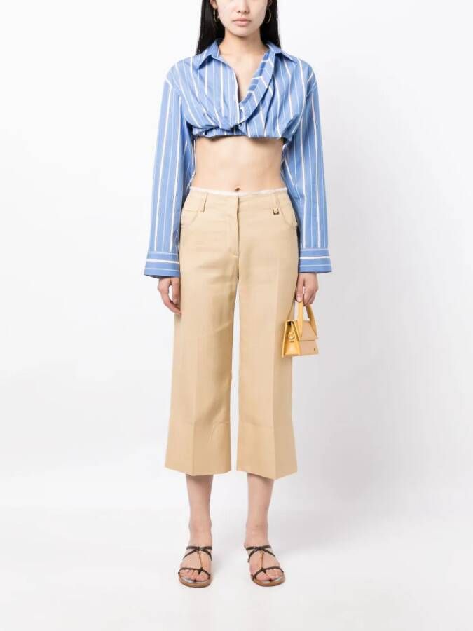 Jacquemus Cropped pantalon Bruin