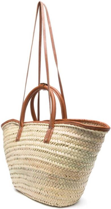 Jacquemus Le Petit Panier Soli basket tas Beige