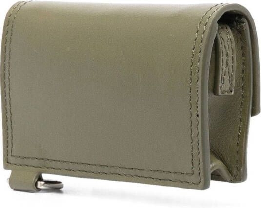 Jacquemus Le Porte Azur leren tas Groen