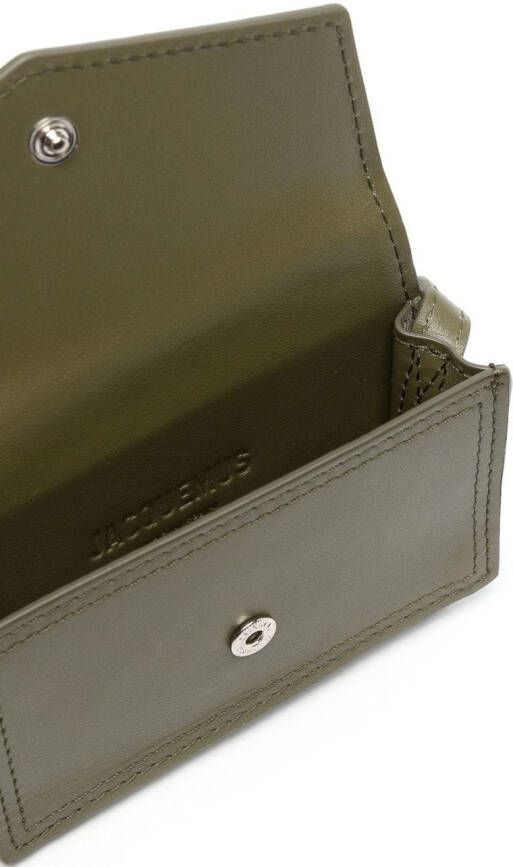 Jacquemus Le Porte Azur leren tas Groen