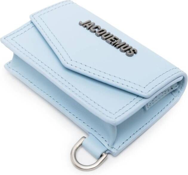 Jacquemus Le Porte Azur portemonnee met band Blauw