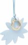 Jacquemus Leren sleutelhanger Blauw - Thumbnail 2