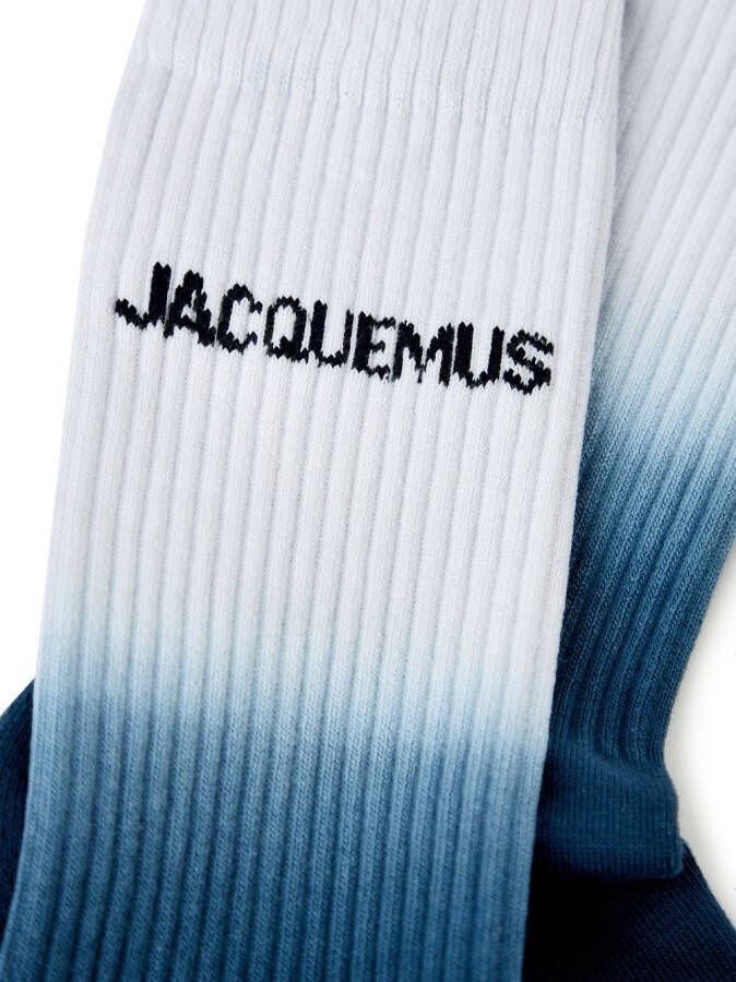 Jacquemus Sokken met kleurverloop Wit