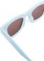 Jacquemus Les Lunettes zonnebril met D-montuur Blauw - Thumbnail 2