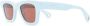 Jacquemus Les Lunettes zonnebril met vierkant montuur Blauw - Thumbnail 2