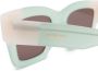 Jacquemus Les Lunettes zonnebril met vierkant montuur Groen - Thumbnail 3