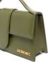 Jacquemus Le Grand Bambino suède shopper Groen - Thumbnail 4