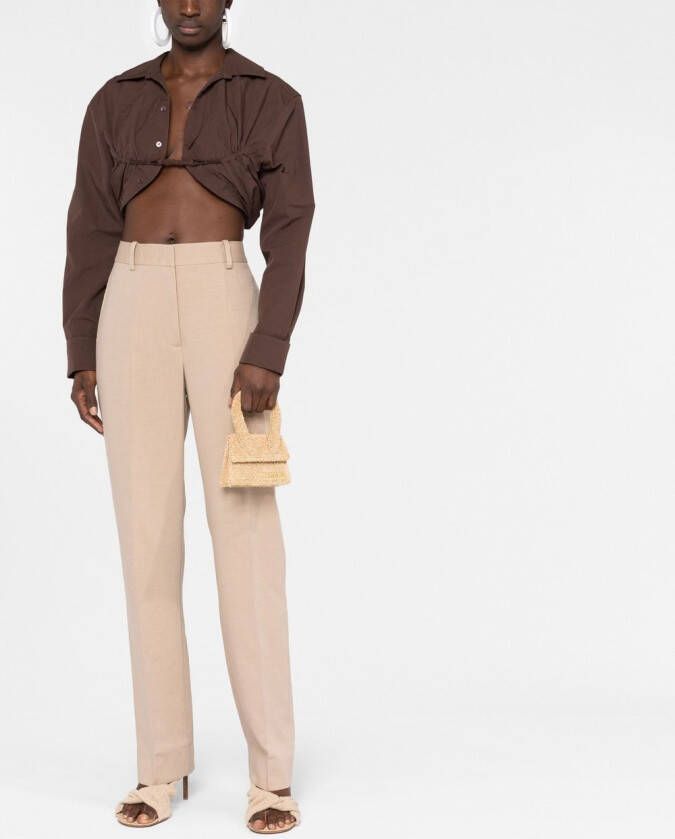 Jacquemus Le Chiquito kleine tas Beige