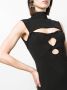 Jacquemus La Robe Palmi maxi-jurk met uitgesneden details Zwart - Thumbnail 5