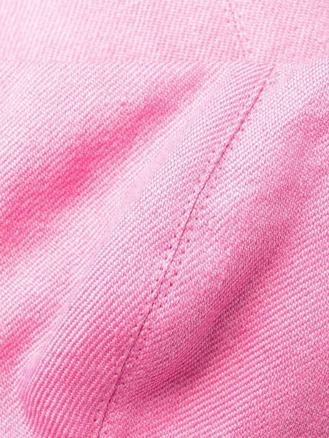 Jacquemus Mini-jurk met halternek Roze