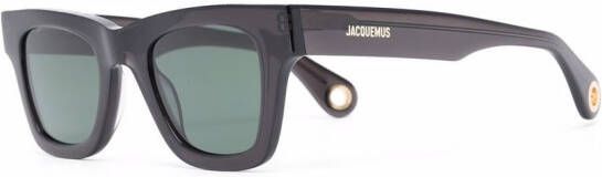 Jacquemus Nocio zonnebril met D-montuur Zwart