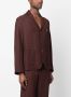 Jacquemus Jack met enkele rij knopen Bruin - Thumbnail 3