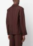 Jacquemus Jack met enkele rij knopen Bruin - Thumbnail 4