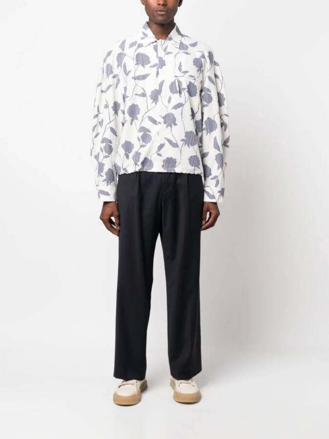 Jacquemus Overhemd met print Wit