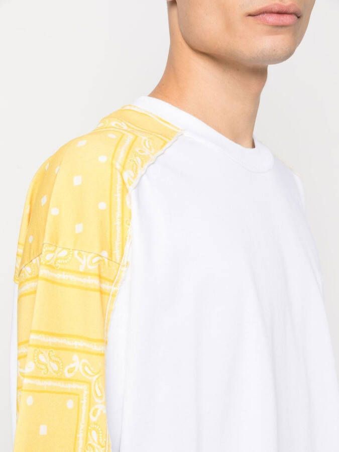 Jacquemus T-shirt met paisley-print Wit