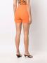 Jacquemus Le Short Arancia geribbelde fietsshorts Oranje - Thumbnail 4