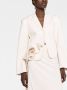 Jacquemus Blazer met ruches Wit - Thumbnail 5