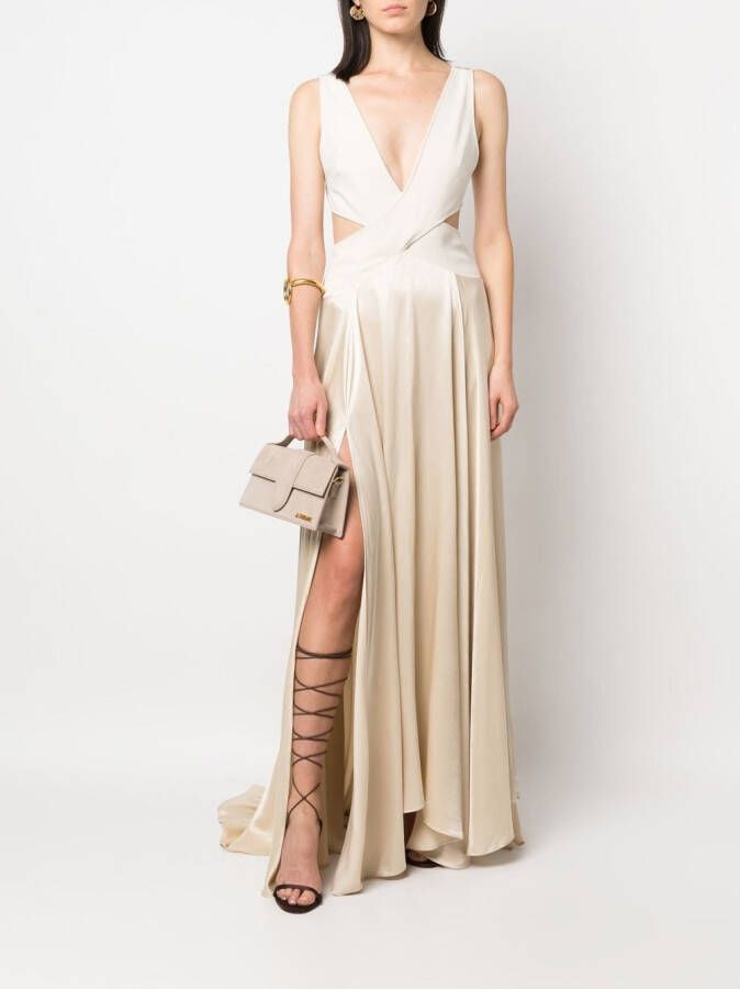 Jacquemus Le Grand Bambino suède shopper Beige