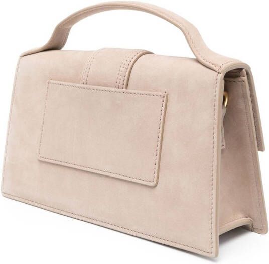 Jacquemus Le Grand Bambino suède shopper Beige