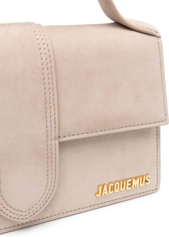 Jacquemus Le Grand Bambino suède shopper Beige