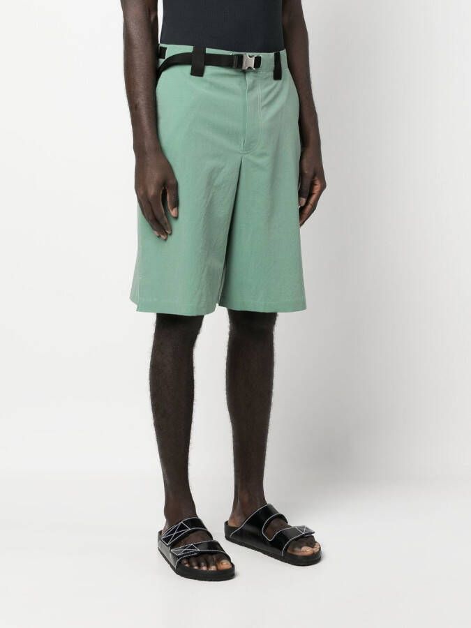 Jacquemus Shorts met ceintuur Groen