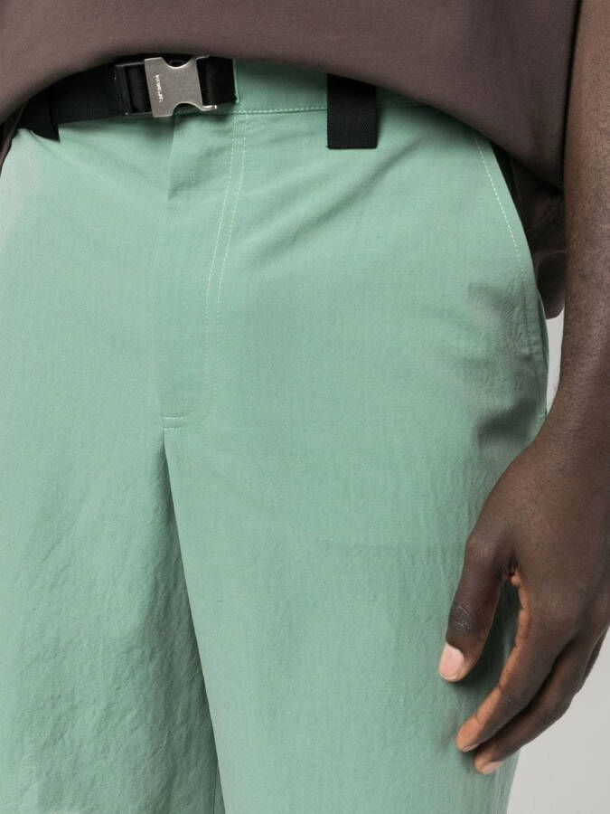 Jacquemus Shorts met ceintuur Groen