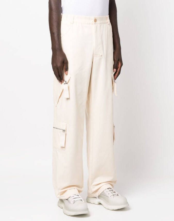 Jacquemus Straight broek Beige