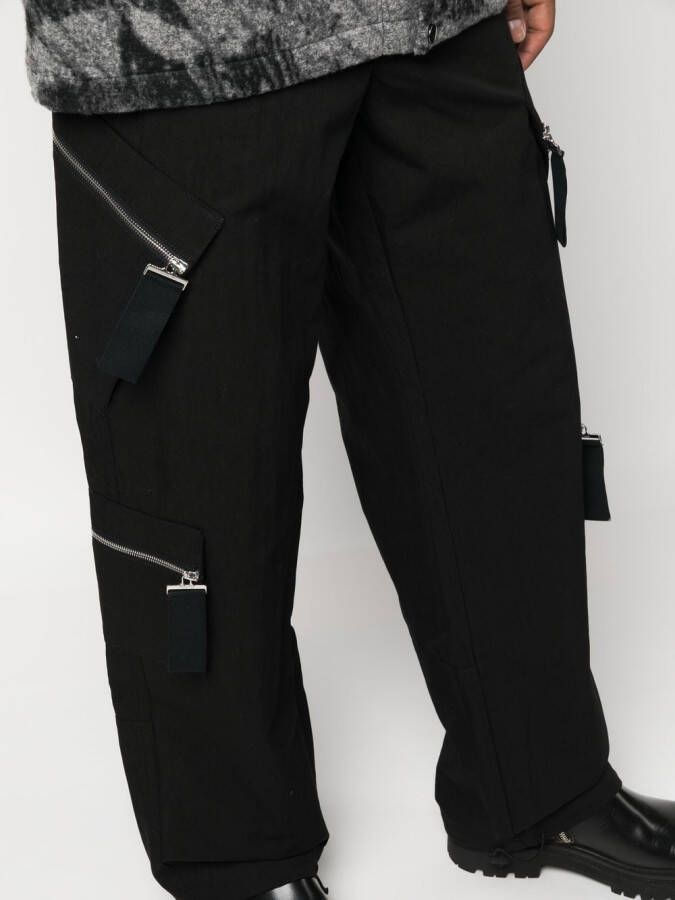 Jacquemus Straight broek Zwart