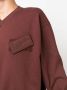 Jacquemus Le Sweatshirt Santon top met logo-applicatie Bruin - Thumbnail 5