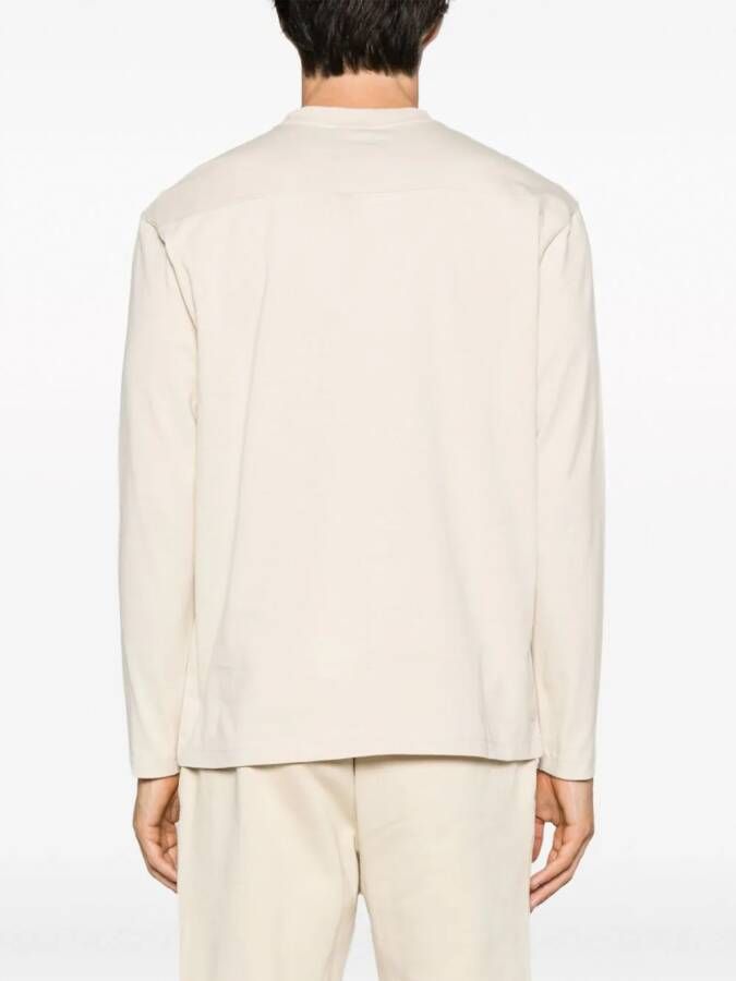 Jacquemus Le T-shirt Manches Longues top Beige