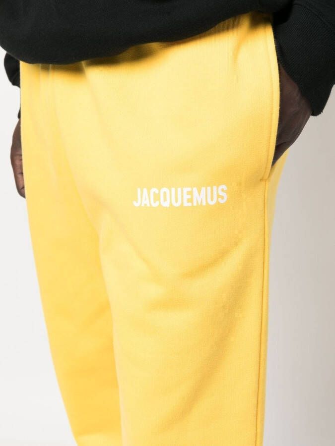 Jacquemus Trainingsbroek met logoprint Geel