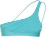 JADE Swim Asymmetrische bikinitop Blauw - Thumbnail 2