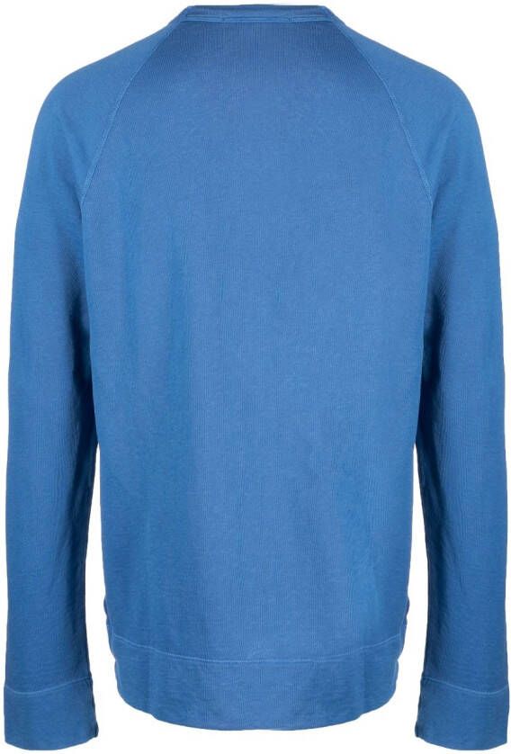James Perse Sweater met ronde hals Blauw