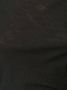 James Perse doorschijnend slub shirt met ronde hals Zwart - Thumbnail 5