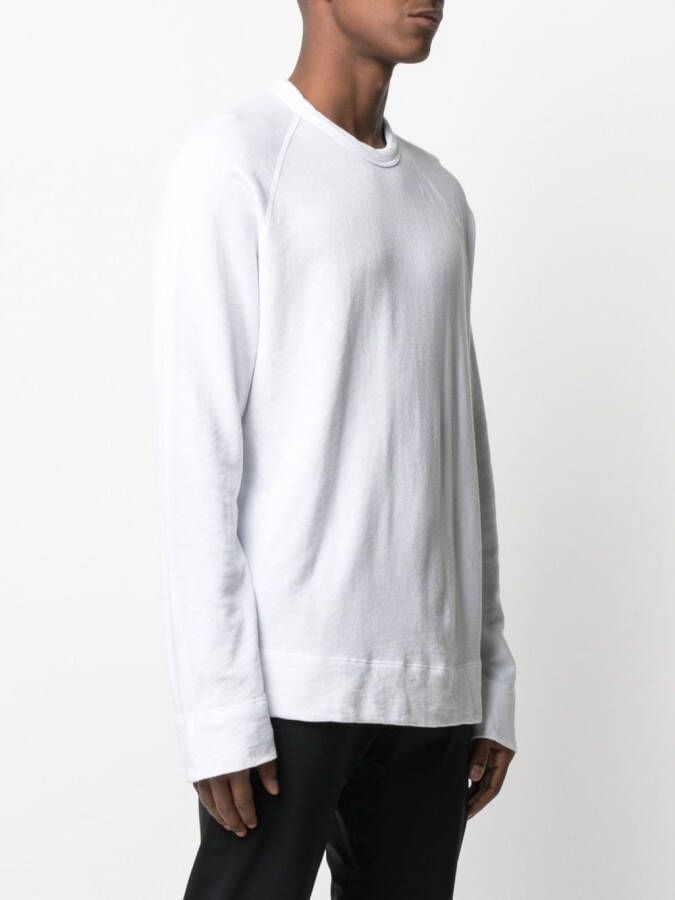 James Perse Fleece sweater Wit