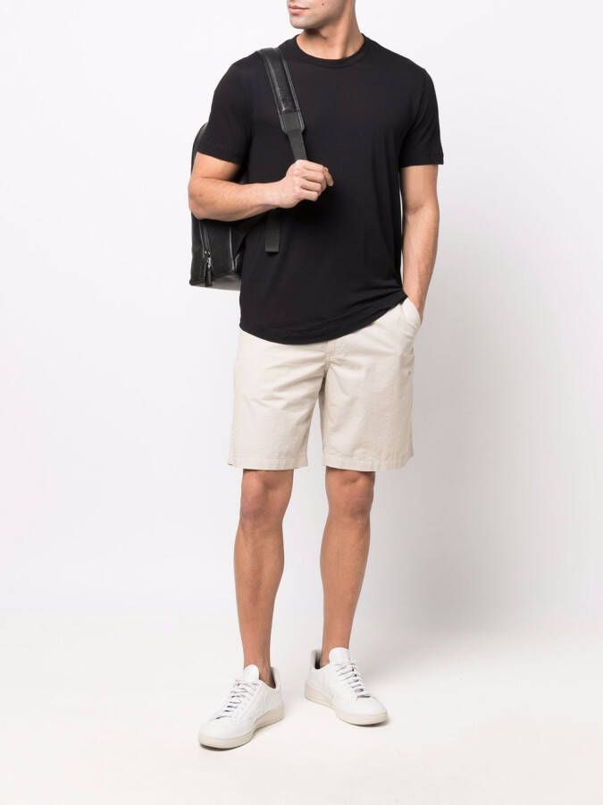 James Perse Katoenen T-shirt Zwart