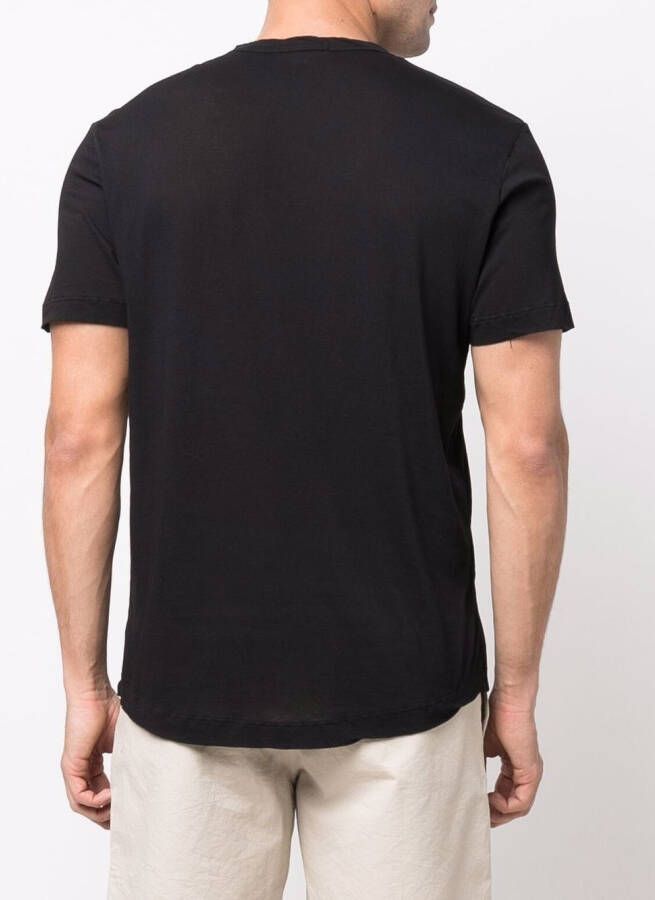 James Perse Katoenen T-shirt Zwart