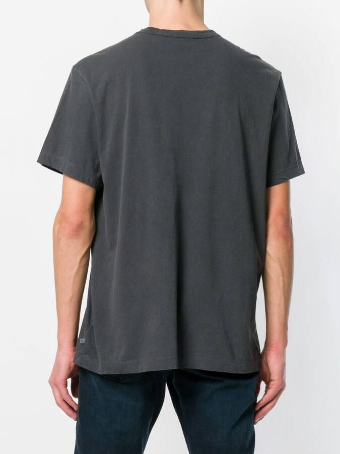 James Perse losvallend T-shirt Grijs