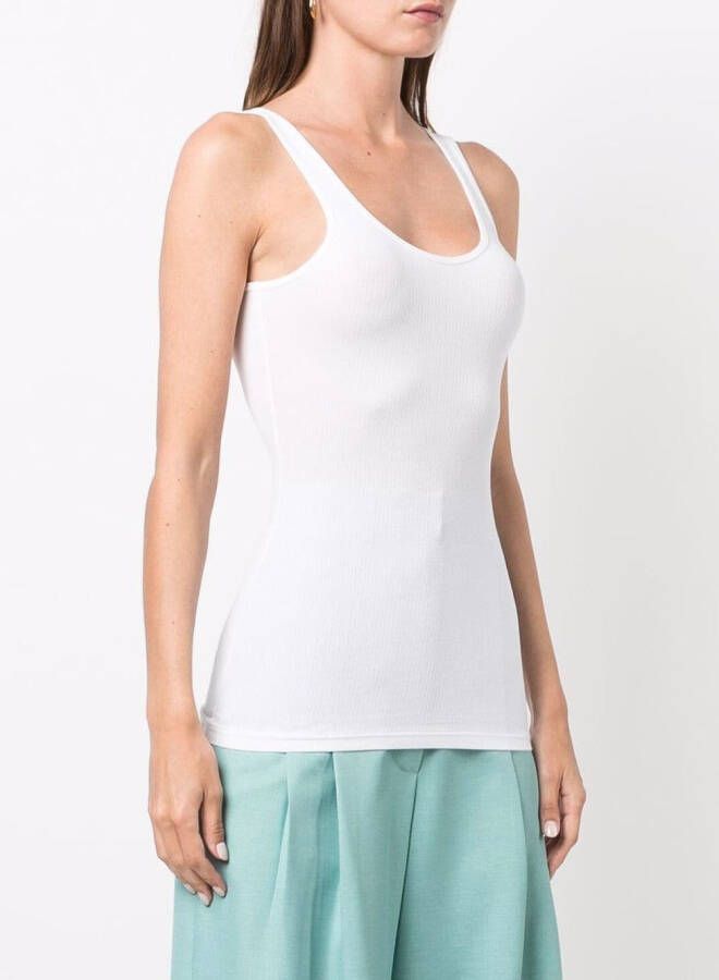 James Perse Mouwloze top Wit