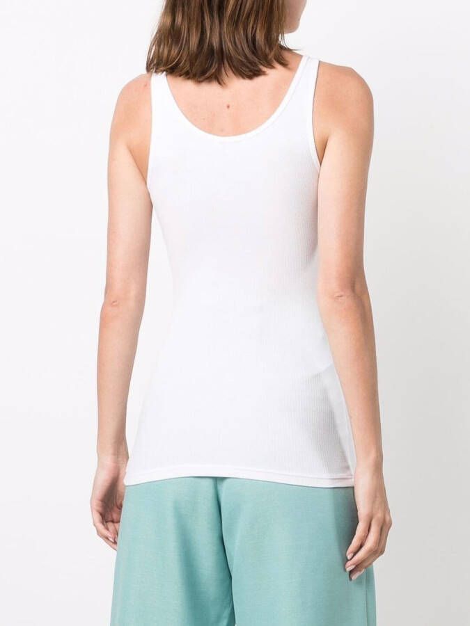 James Perse Mouwloze top Wit
