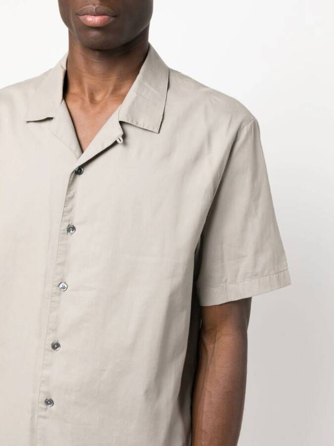 James Perse Overhemd met korte mouwen Grijs