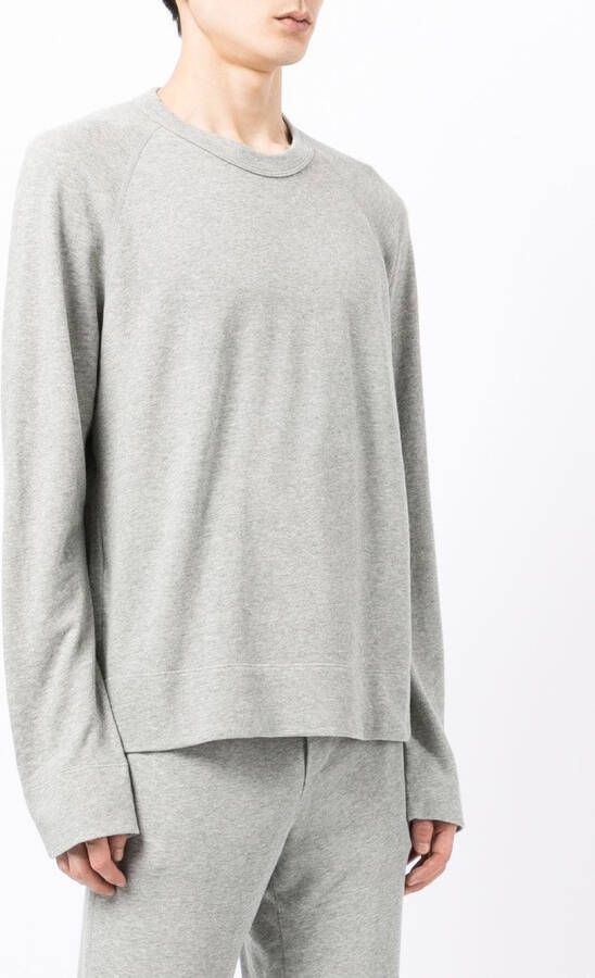 James Perse Sweater met ronde hals Grijs